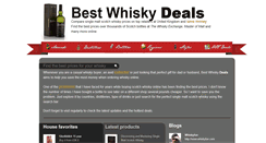 Desktop Screenshot of bestwhiskydeals.com