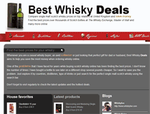 Tablet Screenshot of bestwhiskydeals.com